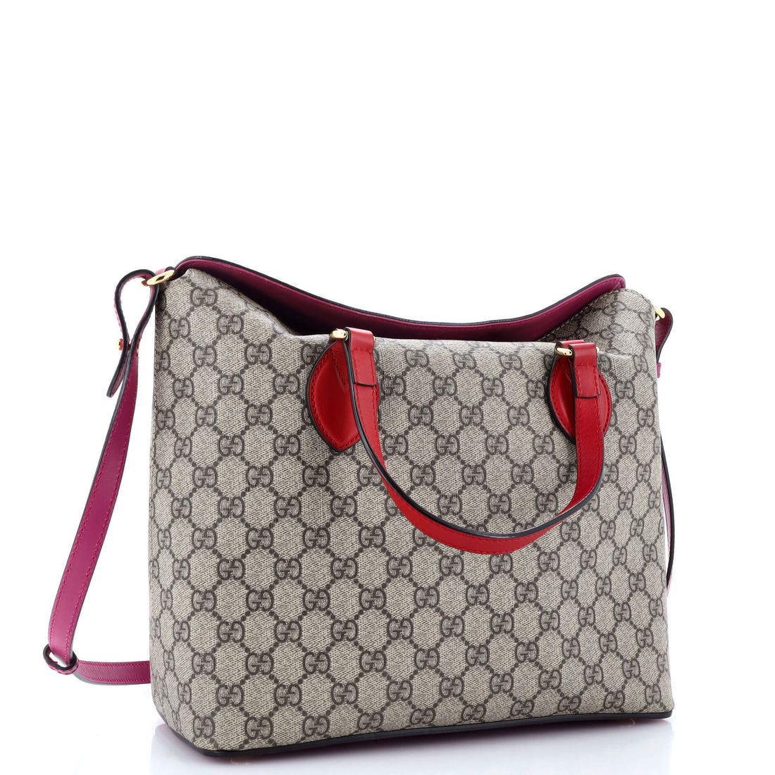 Signature Fold Over Tote VS Coated Canvas Medium