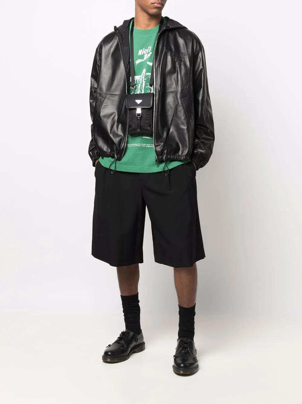 Bomber en cuir