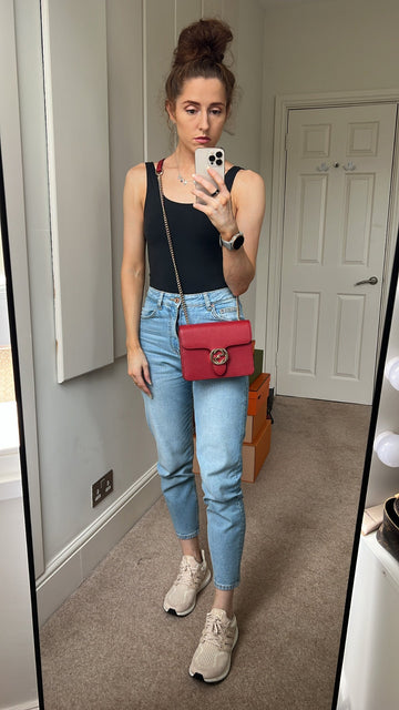 Gucci Interlocking VS Red Small Shoulder Bag