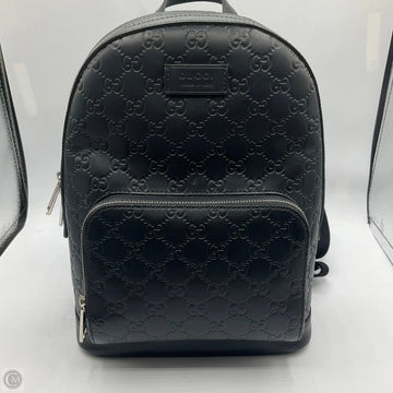 Backpack Luxury Designer By Gucci, Size: Small
