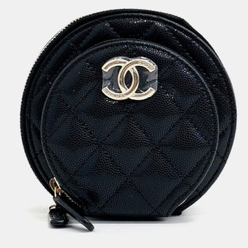 Caviar Round Crossbody Bag
