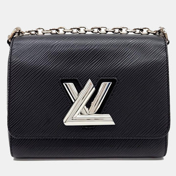 Black Epi Leather Twist PM Shoulder Bag