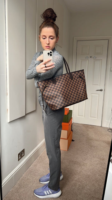 Louis Vuitton Neverfull MM Damier Ebene Cherry Interior (RRP £1,410)