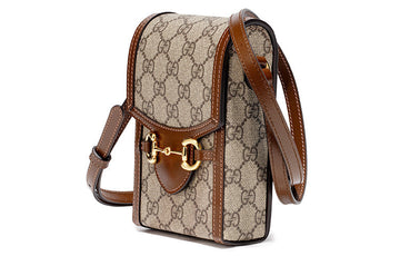 Gucci Horsebit 1955 mini bag in VS Supreme 'Brown' 625615-92TCG-8563