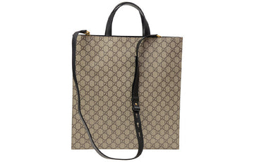 GUCCI VS Canvas Messenger Bag Medium Grey