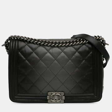 Large Ombre Calfskin Boy Flap