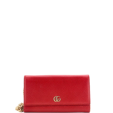 VS Marmont Continental Chain Wallet Leather