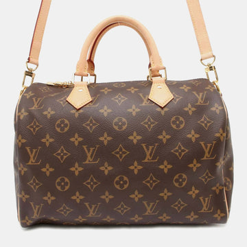 Brown Monogram Speedy Bandouliere Bag Size 30