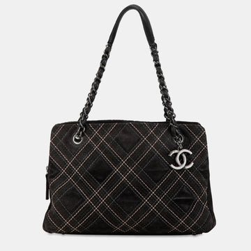 Paris-Edinburgh Saltire Suede Tote