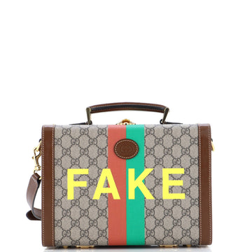 Fake/Not Beauty Case Printed VS Coated Canvas