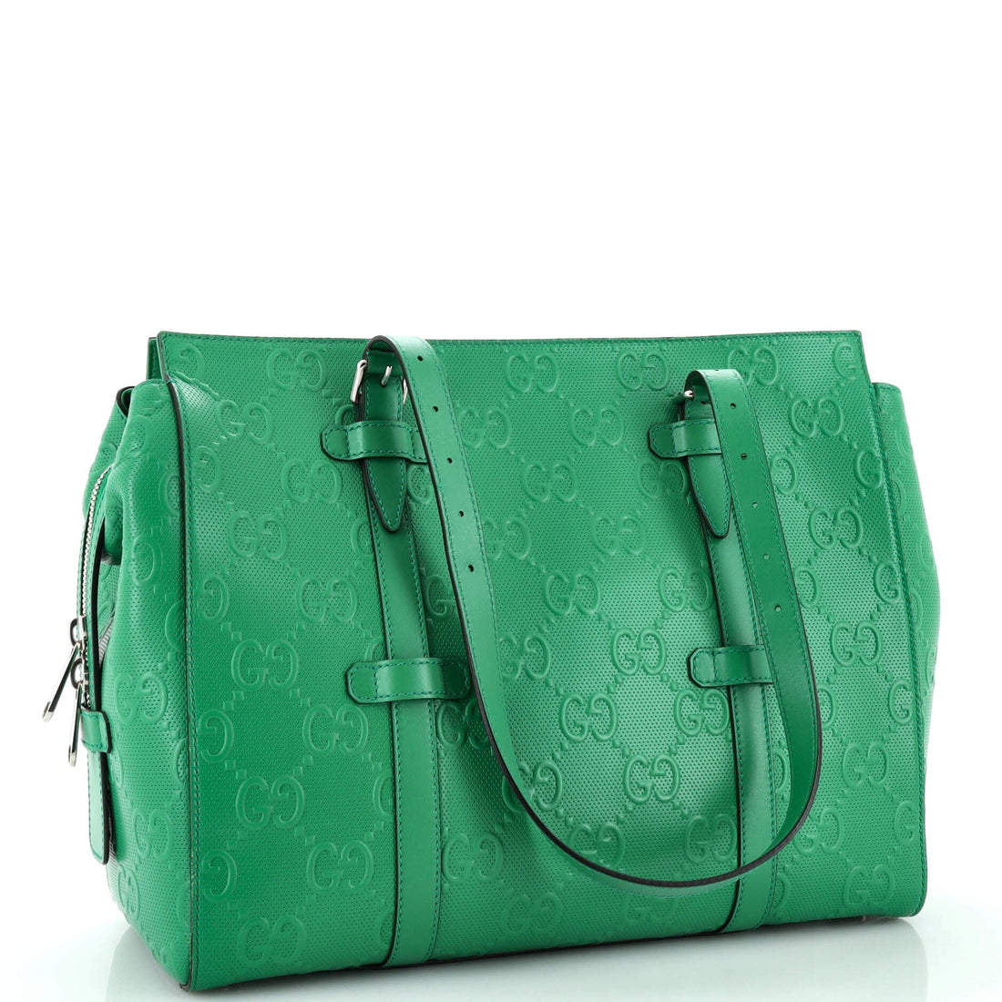 Tote Bag VS Embossed Perforated Leather