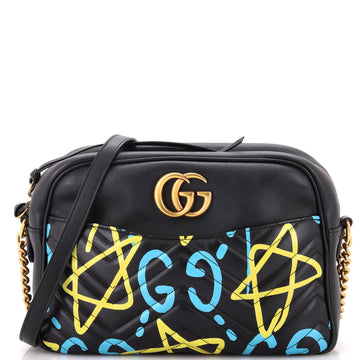 VS Marmont Shoulder Bag GucciGhost Matelasse Leather Medium