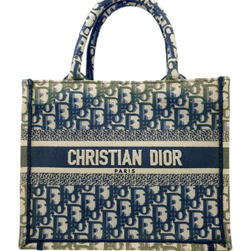 Christian Dior Tote Bag Book Small Canvas Navy Khaki Pink Beige Women's Handbag