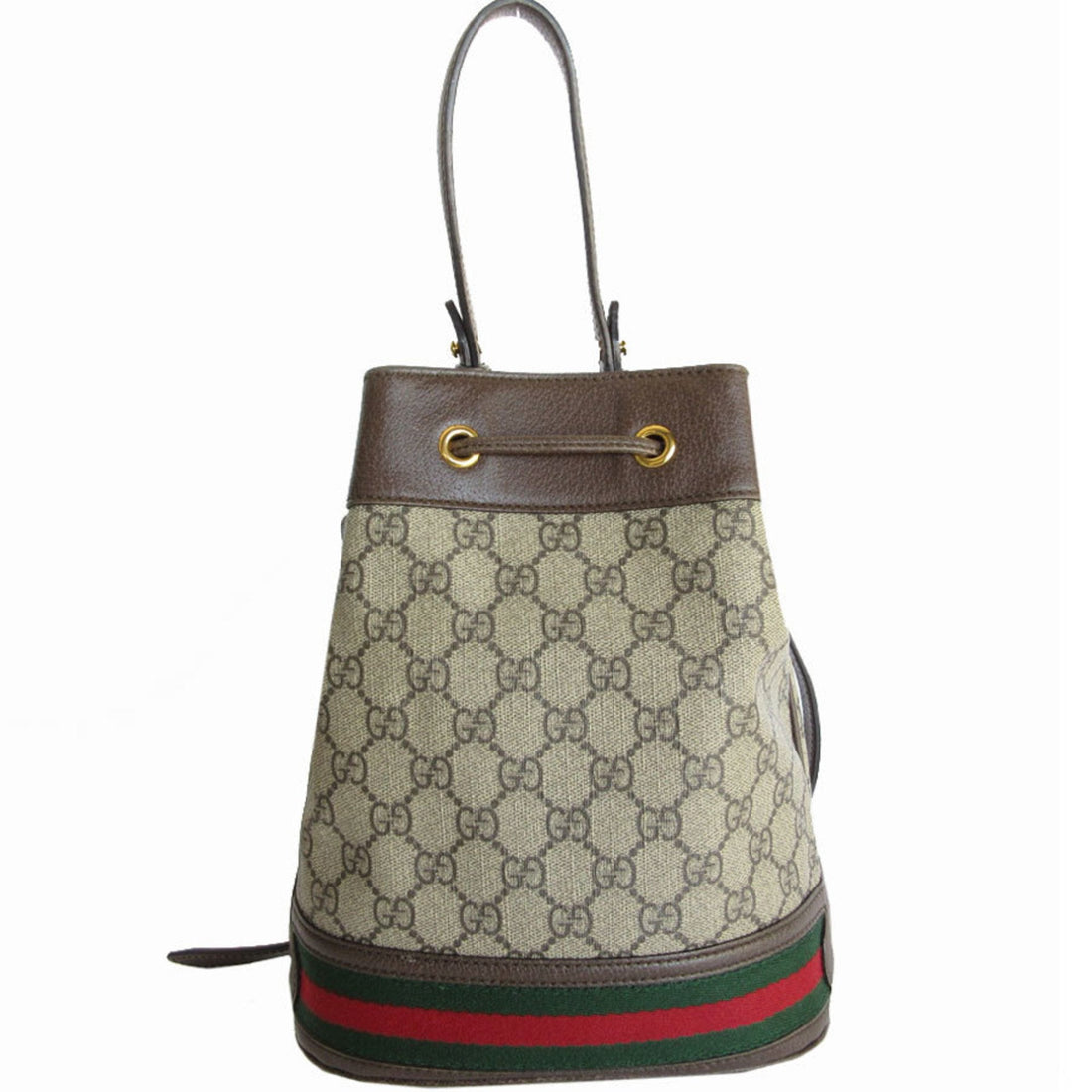 GUCCI Handbag Shoulder Bag VS Supreme Leather Brown Women's 550621 s0233i