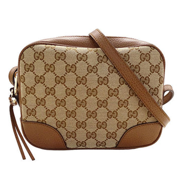 GUCCI Women's Shoulder Bag VS Canvas Brown 449413