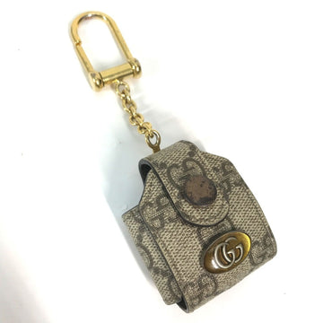 GUCCI 596720 VS Supreme Airpods Case Apple Earphone Canvas Women's Beige