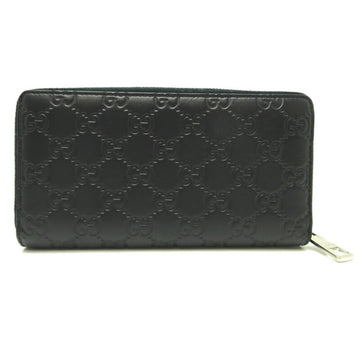 GUCCI VS Marmont Zip Around Women's Men's Long Wallet 473928 Leather Black
