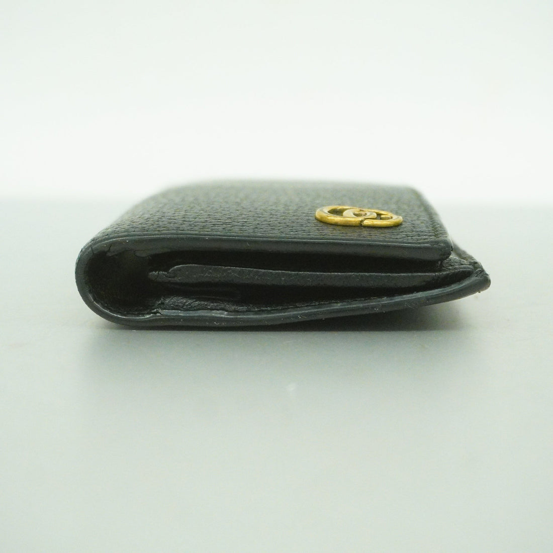 GUCCI  VS Marmont 428740 Women's Leather Long Wallet [bi-fold] Black
