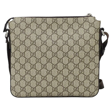 GUCCI Bag Men's Shoulder VS Supreme Brown Beige 406410 Crossbody