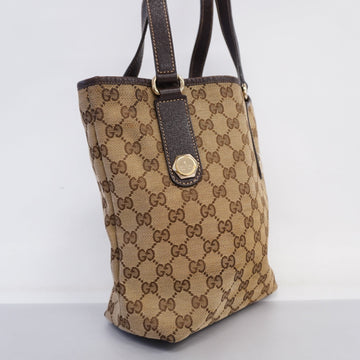GUCCI  153361 Women's VS Canvas Tote Bag Beige,Brown