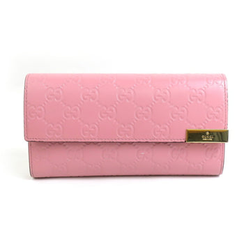 GUCCI Long Wallet Leather Pink Men's Women's 291099 r10322a