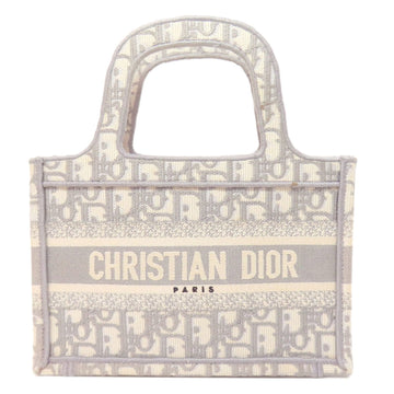 Christian Dior Book Tote Mini Handbag Canvas Women's CHRISTIAN DIOR