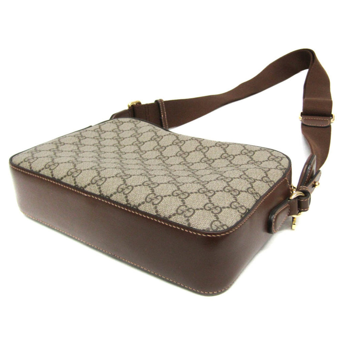 Gucci Gucci Interlocking 675891 Men,Women VS Supreme Shoulder Bag Beige,Brown