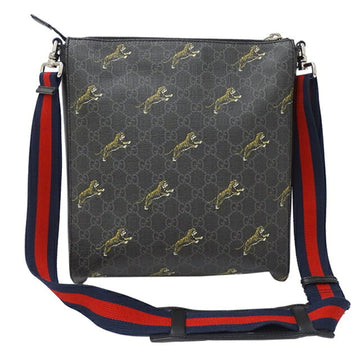 GUCCI Bag Men's VS Supreme Shoulder Black 474137 Tiger