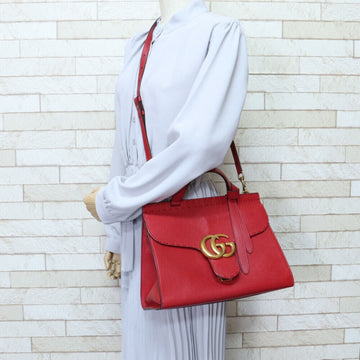 Gucci VS Marmont handbag leather ladies
