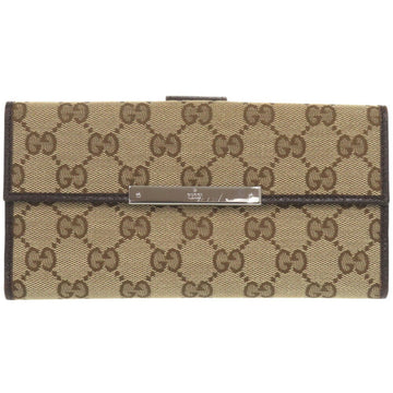 Gucci 112715 VS Canvas Beige Long Wallet 0958GUCCI