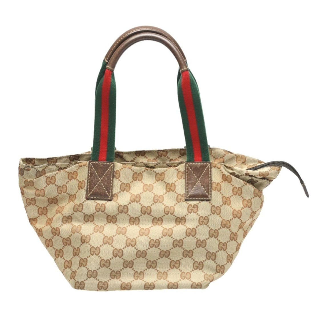 GUCCI Handbag Tote Bag VS Canvas 131228 Beige