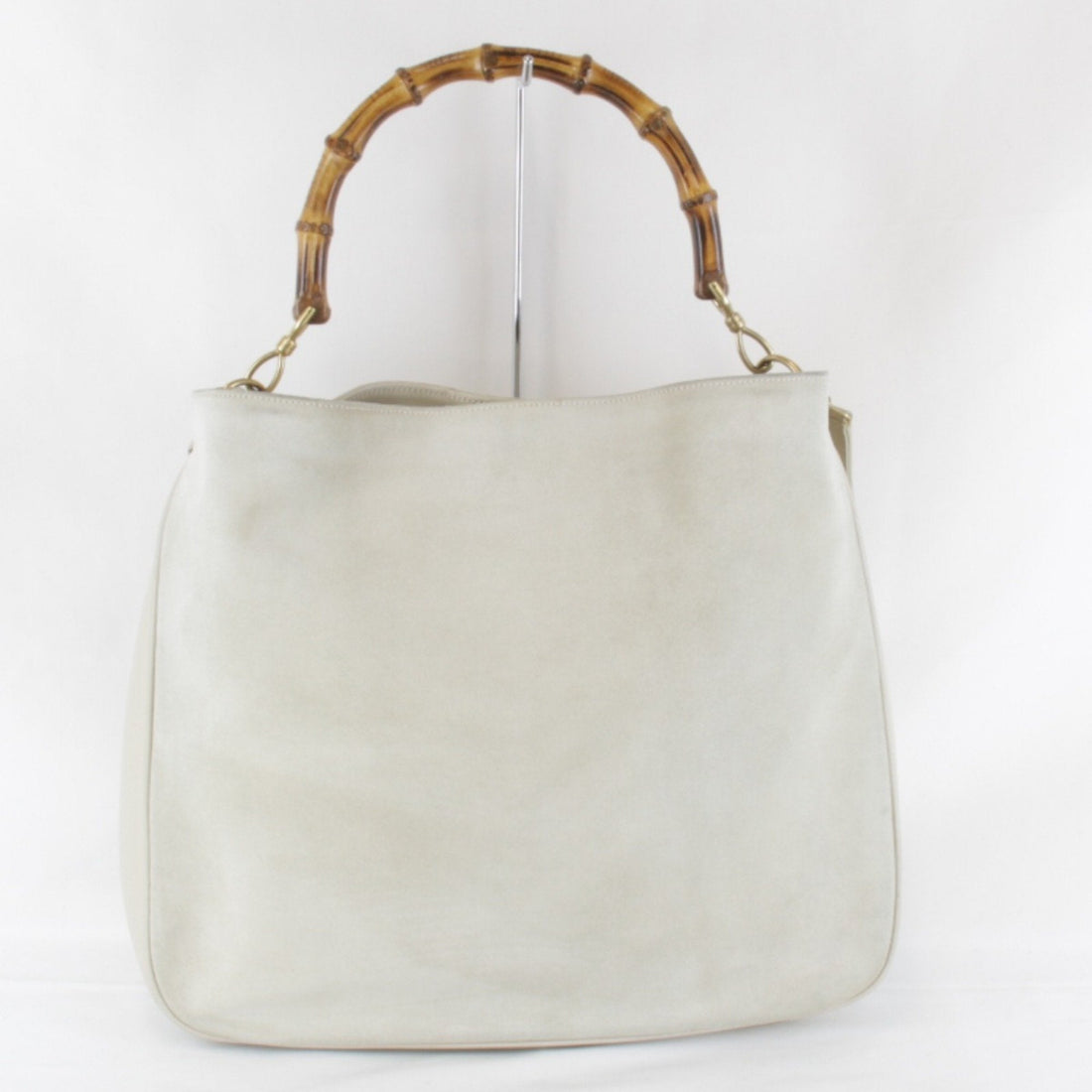 GUCCI 001?1014?1577 Shoulder Bag Bamboo Beige Women's