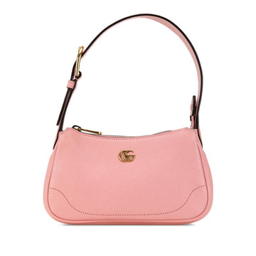 Gucci VS Marmont Aphrodite Shoulder Bag 739076 Pink Leather Women's GUCCI