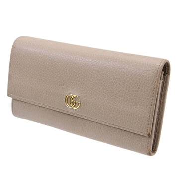 GUCCI VS Marmont Leather Folio Long Wallet