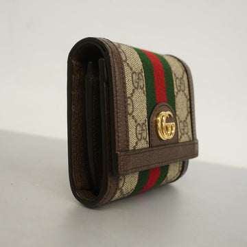 GUCCI  Ophidia Bi-fold Wallet Gold Hardware 598662 Women's VS Supreme Wallet