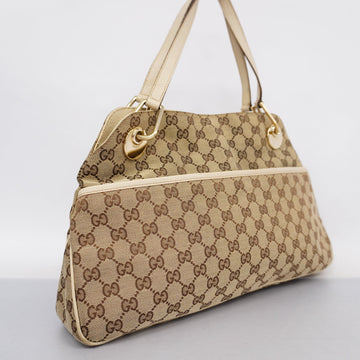 GUCCI  VS Canvas Handbag 121023 Women's Handbag Beige,Ivory