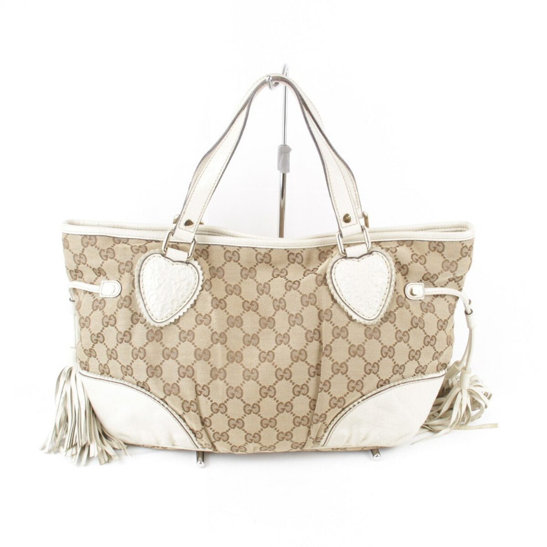 GUCCI 211955 001013 Tote Bag VS Canvas Beige Women's
