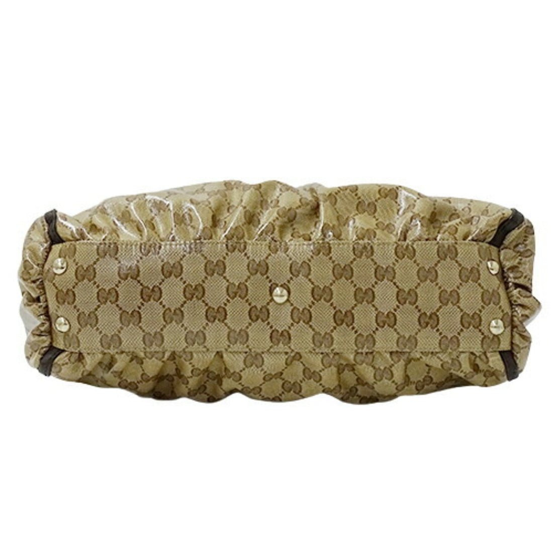 GUCCI Bag Women's Tote Shoulder VS Crystal Abbey Brown Beige 327787