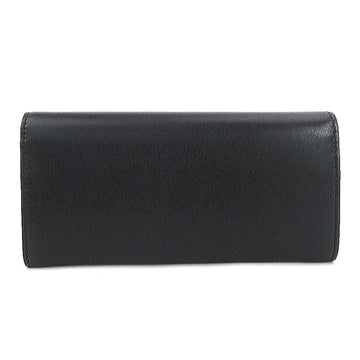 FENDI Long Wallet F's Leather Black Ladies 8M0251?A0KK