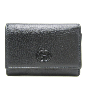 Gucci PETITE MARMONT 644407 Women's Leather Wallet (tri-fold) Black