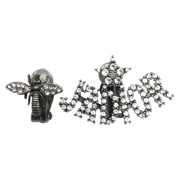 Christian Dior Dior J'A DIOR Bee Rhinestone Silver Metal Earrings for Women