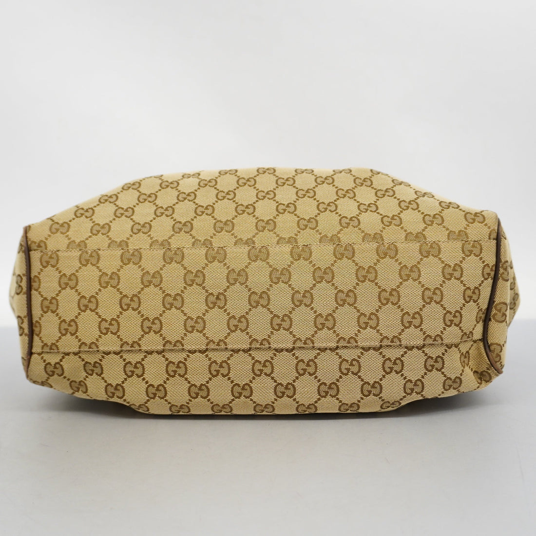 GUCCI  Sukey 211944 Women's VS Canvas,Leather Handbag Beige,Brown