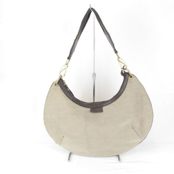 GUCCI 106663 1705 Handbag Canvas Khaki Women's