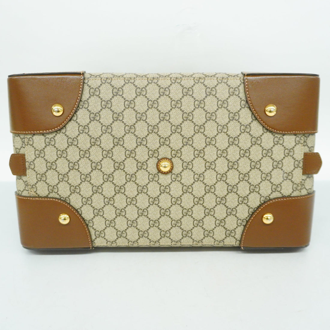 GUCCI  Interlocking G 322055 Unisex VS Supreme Boston Bag Beige,Brown