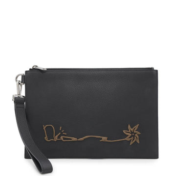 Christian Dior Cactus Jack Collaboration Clutch Bag 2ESCA338SOT Black
