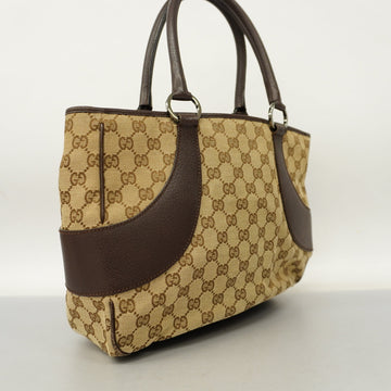 GUCCI  VS Canvas 113011 Women's Tote Bag Beige,Brown