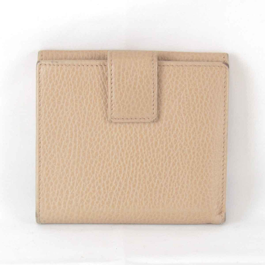 GUCCI 368233.496334 Bi-fold wallet Leather Beige Women's