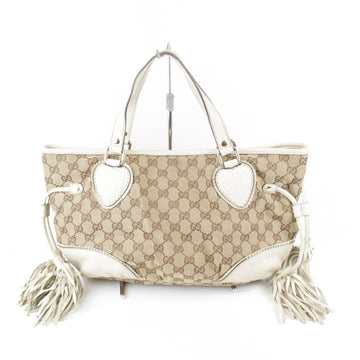 GUCCI 211955 001013 Tote Bag VS Canvas Beige Women's