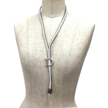 Christian Dior Dior Christian Neck Strap Leather White