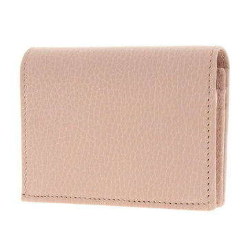 GUCCI VS Marmont Leather Bifold Wallet 456126 Pink Women's